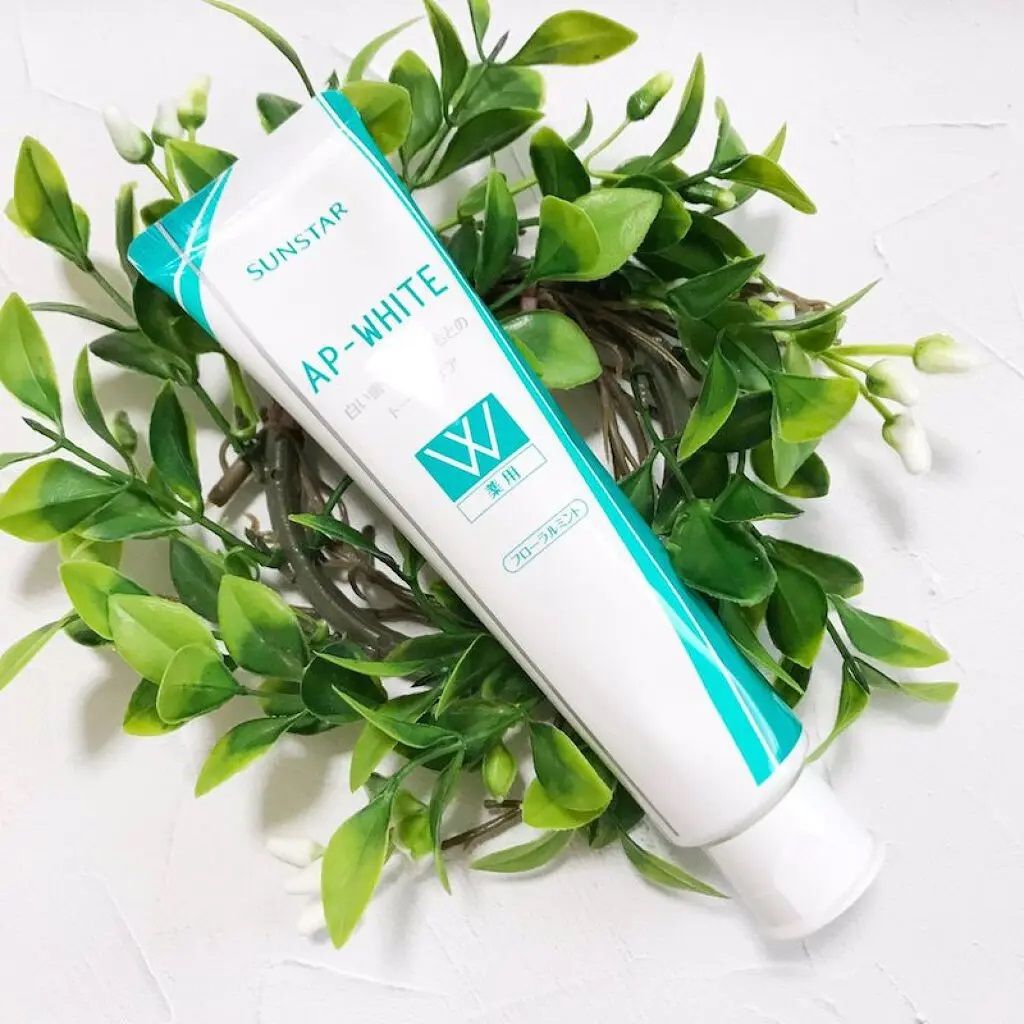 Зубная паста комплексного действия «Пять в одном», со вкусом цветочной мяты Sunstar AP-White Floral Mint — фото товара Sunstar