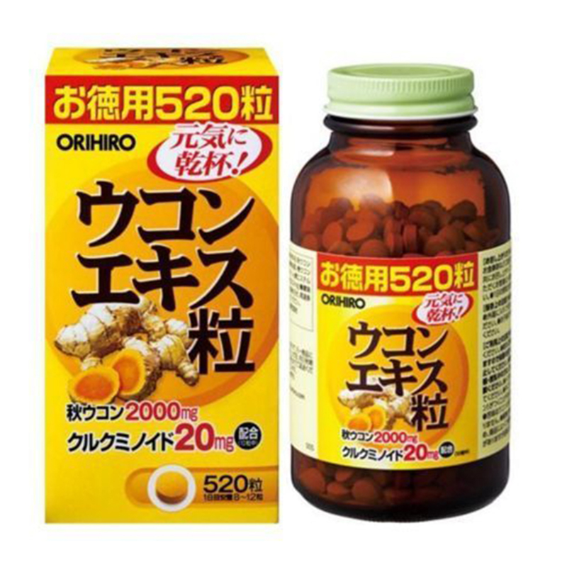 БАД желчегонного действия для детокса печени экстракт Куркумы Orihiro Turmeric Extract — Orihiro, 4 290 ₽ ₽