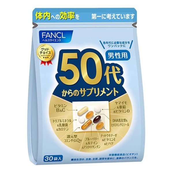 Витаминно-минеральный комплекс, учитывающий возрастные особенности Fancl Good Choice Men 50+ — Fancl, 7&nbsp;690 ₽ ₽