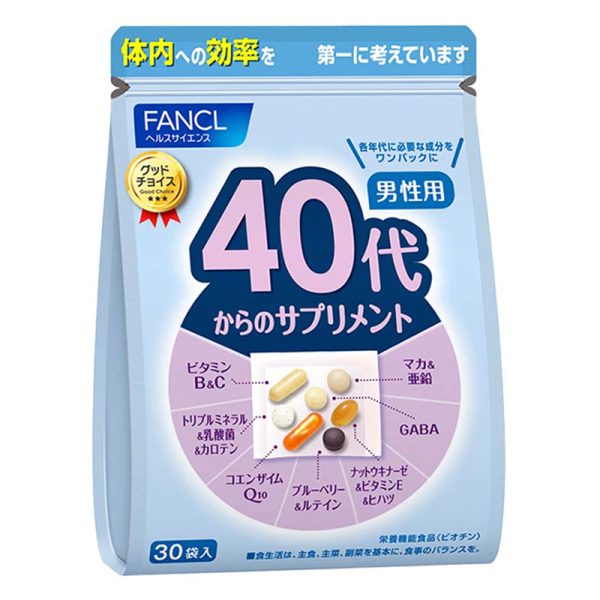 Витамины комплексного действия для мужчин старше 40 лет Fancl Good Choice Man 40+ — Fancl, 7&nbsp;890 ₽ ₽