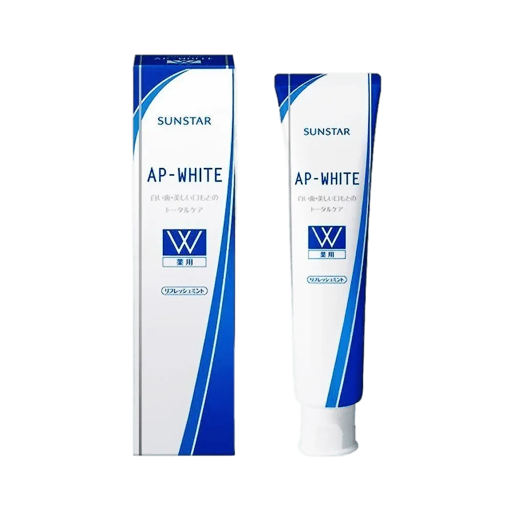 Зубная паста комплексного действия с гидроксиаппатитом, пять в одном, освежающая мята Sunstar AP White Refresh Mint