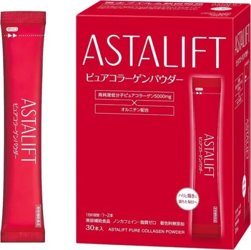 Высокоочищенная низкомолекулярная коллагеновая пудра с орнитином Fujifilm Astalift Pure Collagen Powder + Ornithine