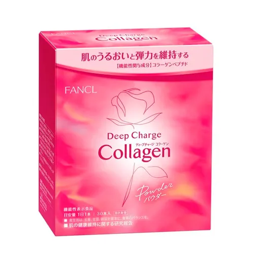 Коллаген с экстрактом розы и витамином С в стиках Fancl Deep Charge Collagen 3000