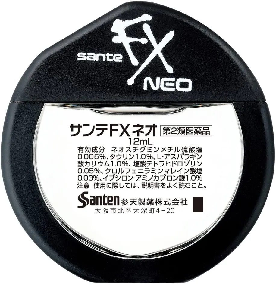 Sante FX NEO освежающие японские капли для глаз с таурином