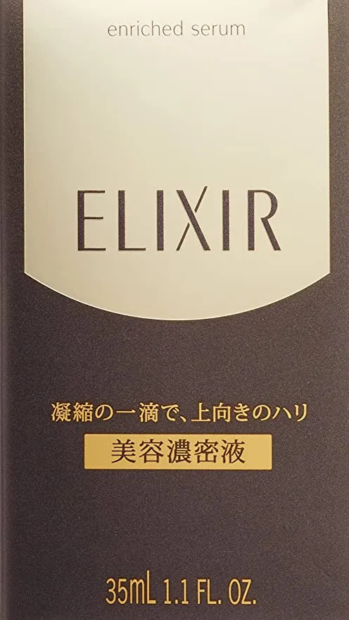 Обогащенная сыворотка с усиленным действием против провисания овала лица Shiseido Enriched serum CB Линия Elixir
