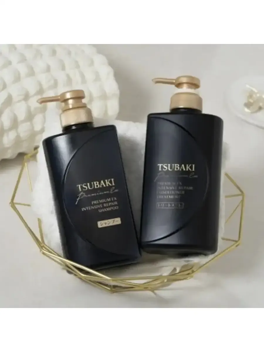 Набор для интенсивного восстановления волос, шампунь и кондиционер Shiseido TSUBAKI Premium EX Intensive Repair Shampoo & Treatment Set