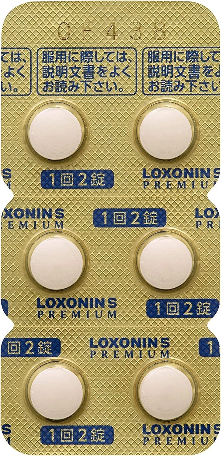 Обезболивающий и жаропонижающий препарат Loxonin S Premium, 24 таблетки