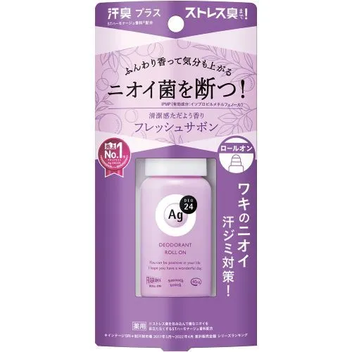 Роликовый дезодорант с ионами серебра и ароматом свежести Shiseido Ag 24 Deo Premium Deodorant roll-on Soap Fresh