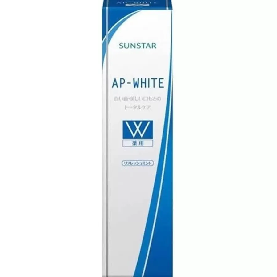 Зубная паста комплексного действия с гидроксиаппатитом, пять в одном, освежающая мята Sunstar AP White Refresh Mint