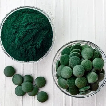 Зеленая водоросль спирулина в таблетках Algae Spirulina 100%