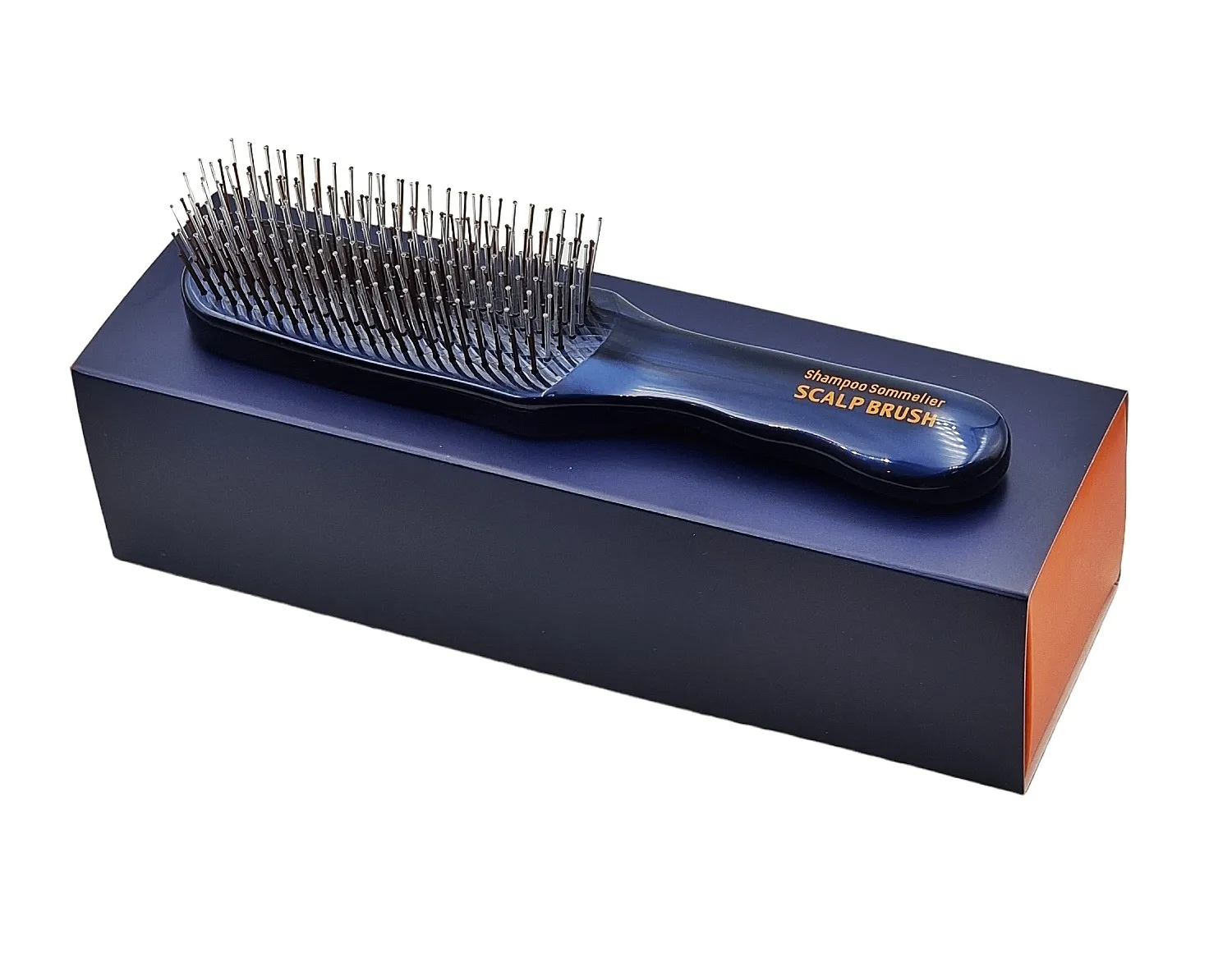Массажная расческа для мытья и расчесывания мокрых волос SHAMPOO SOMMELIER Scalp Brush